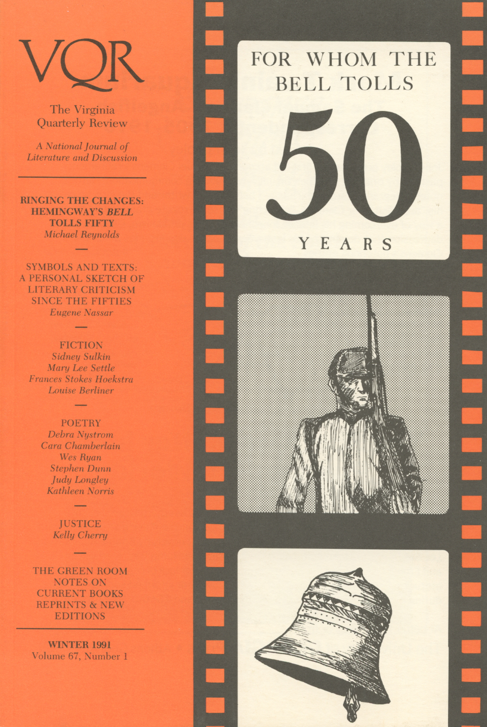 Virginia Quarterly Review, Winter 1991 cover