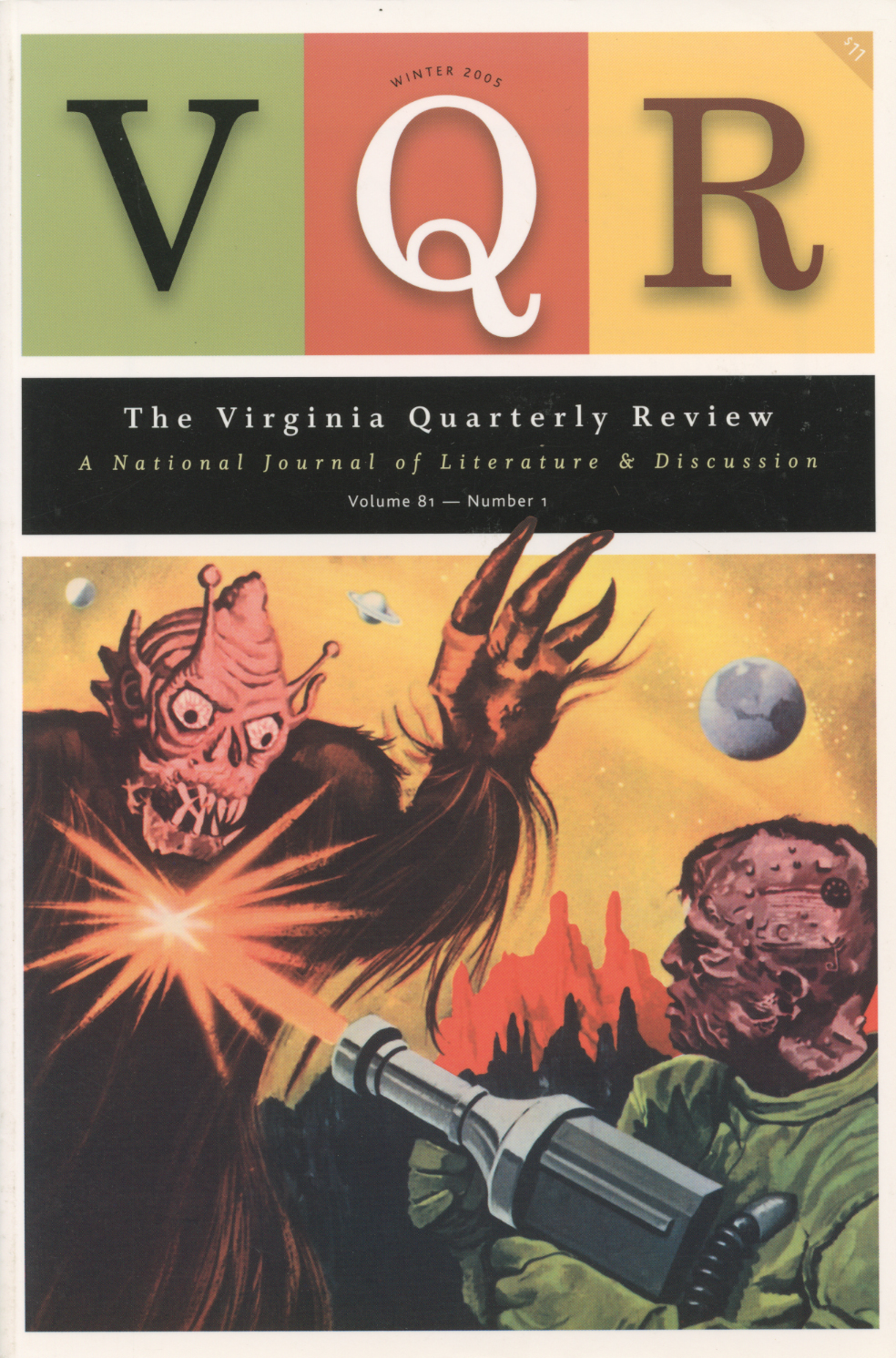 Virginia Quarterly Review, Winter 2005 cover