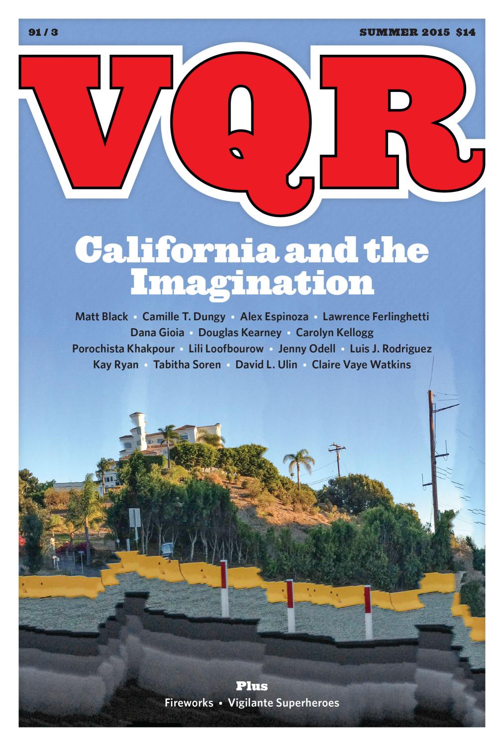 Virginia Quarterly Review, Summer 2015 cover