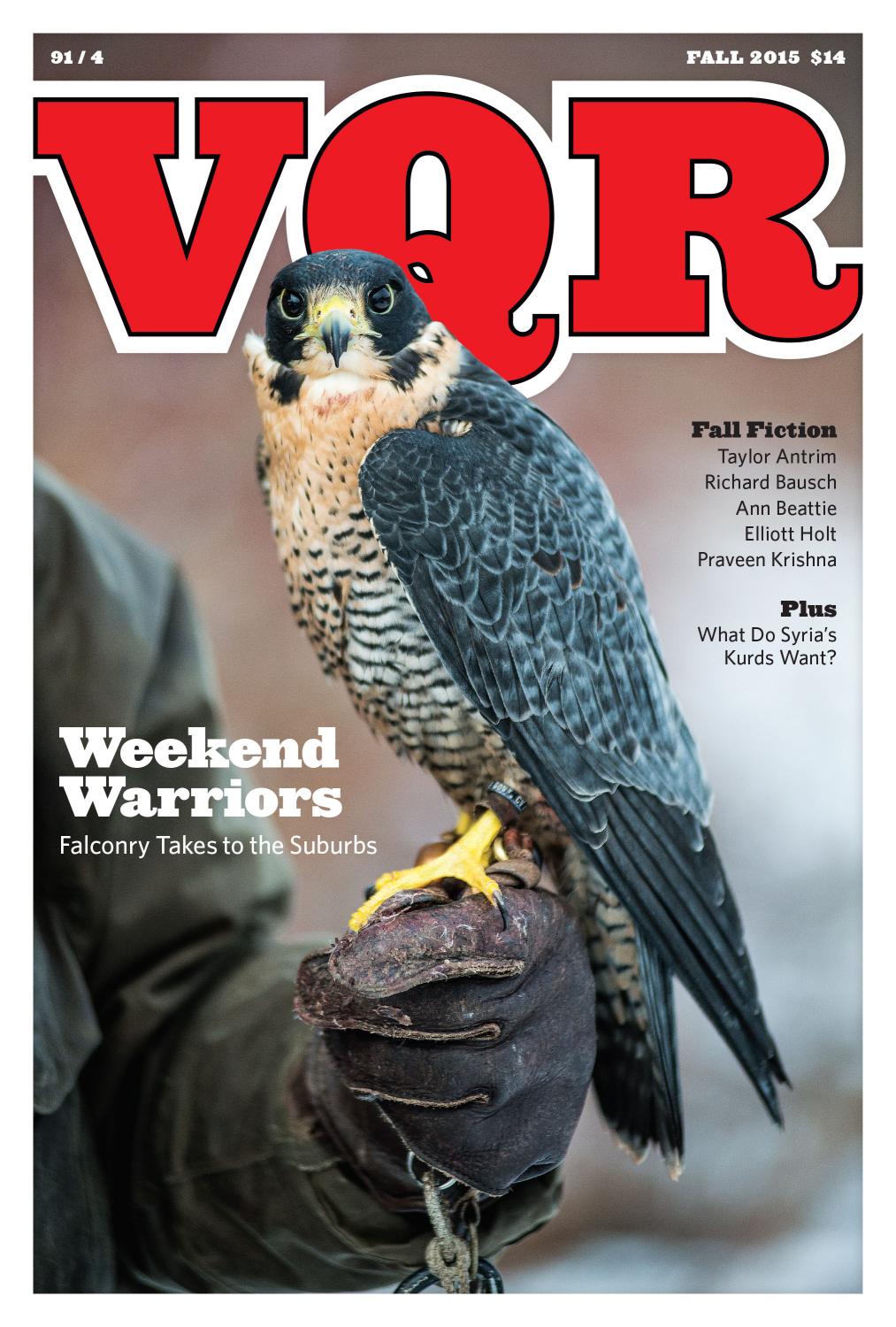 Virginia Quarterly Review, Autumn 2015 cover
