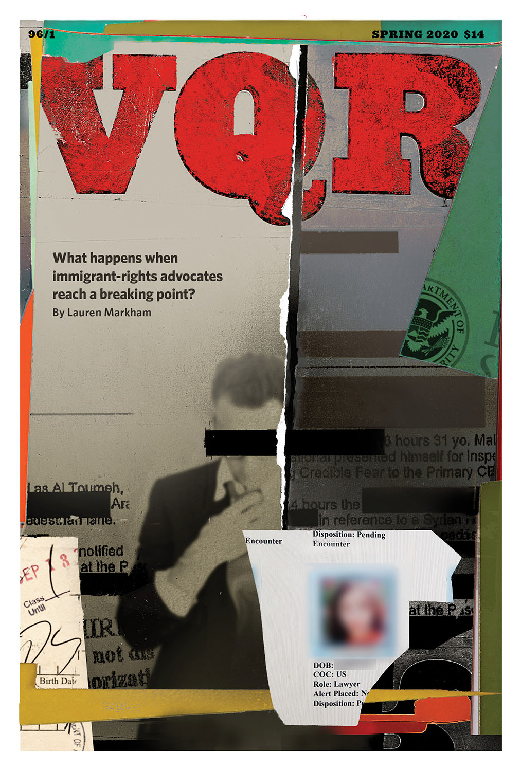 Virginia Quarterly Review, Spring 2020 cover