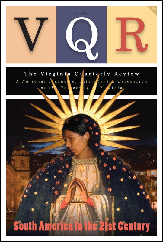 Virginia Quarterly Review, Autumn 2007 cover