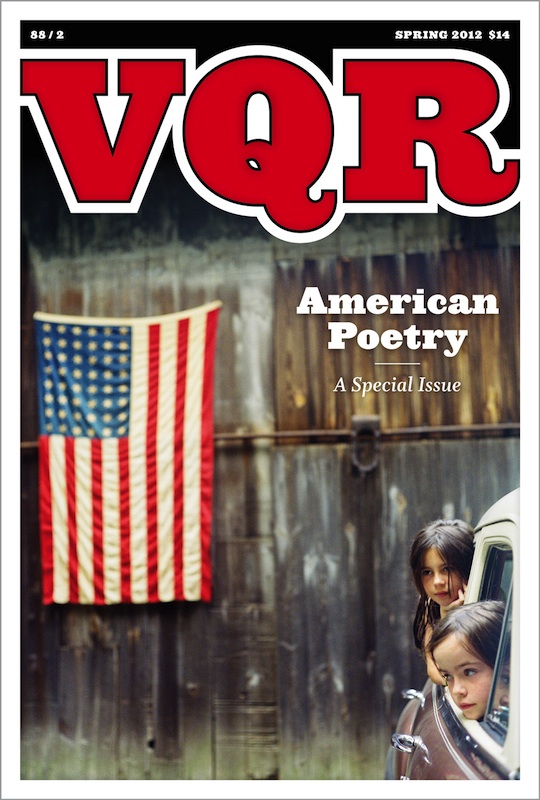 Virginia Quarterly Review, Spring 2012 cover