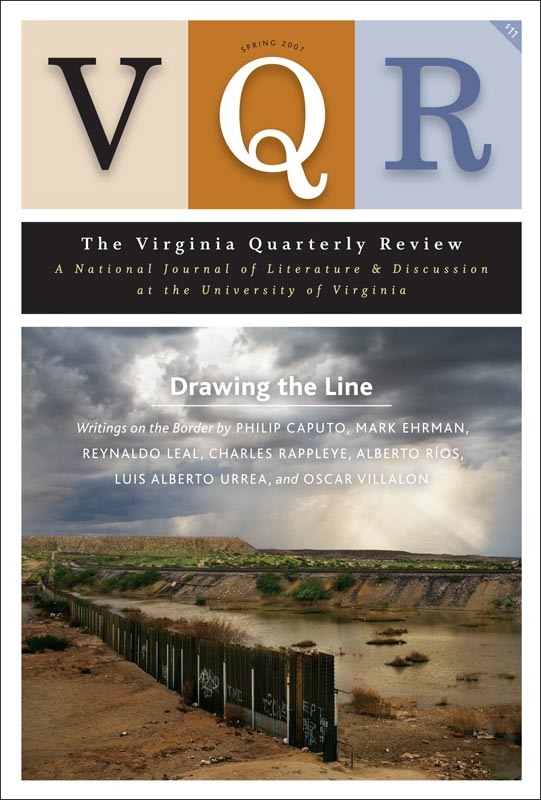 Virginia Quarterly Review, Spring 2007 cover