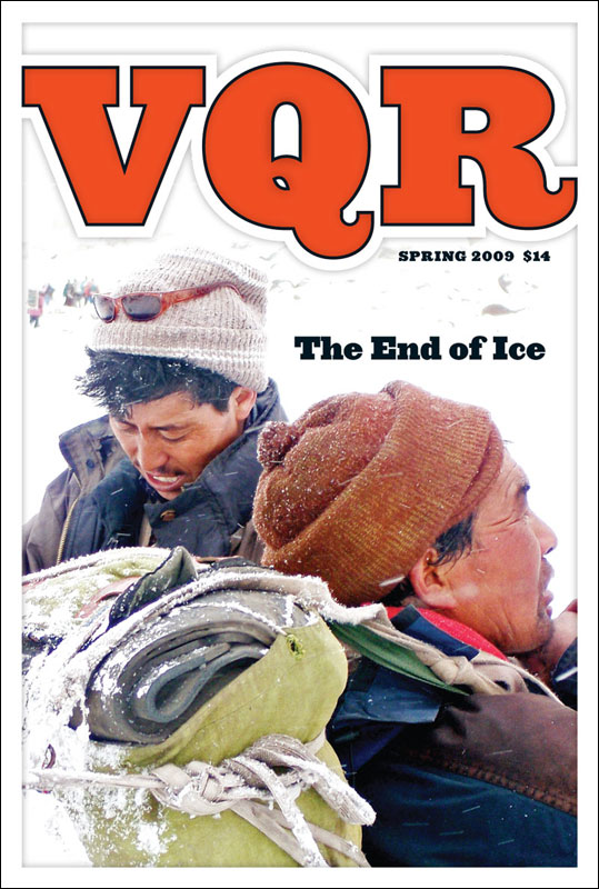 Virginia Quarterly Review, Spring 2009 cover