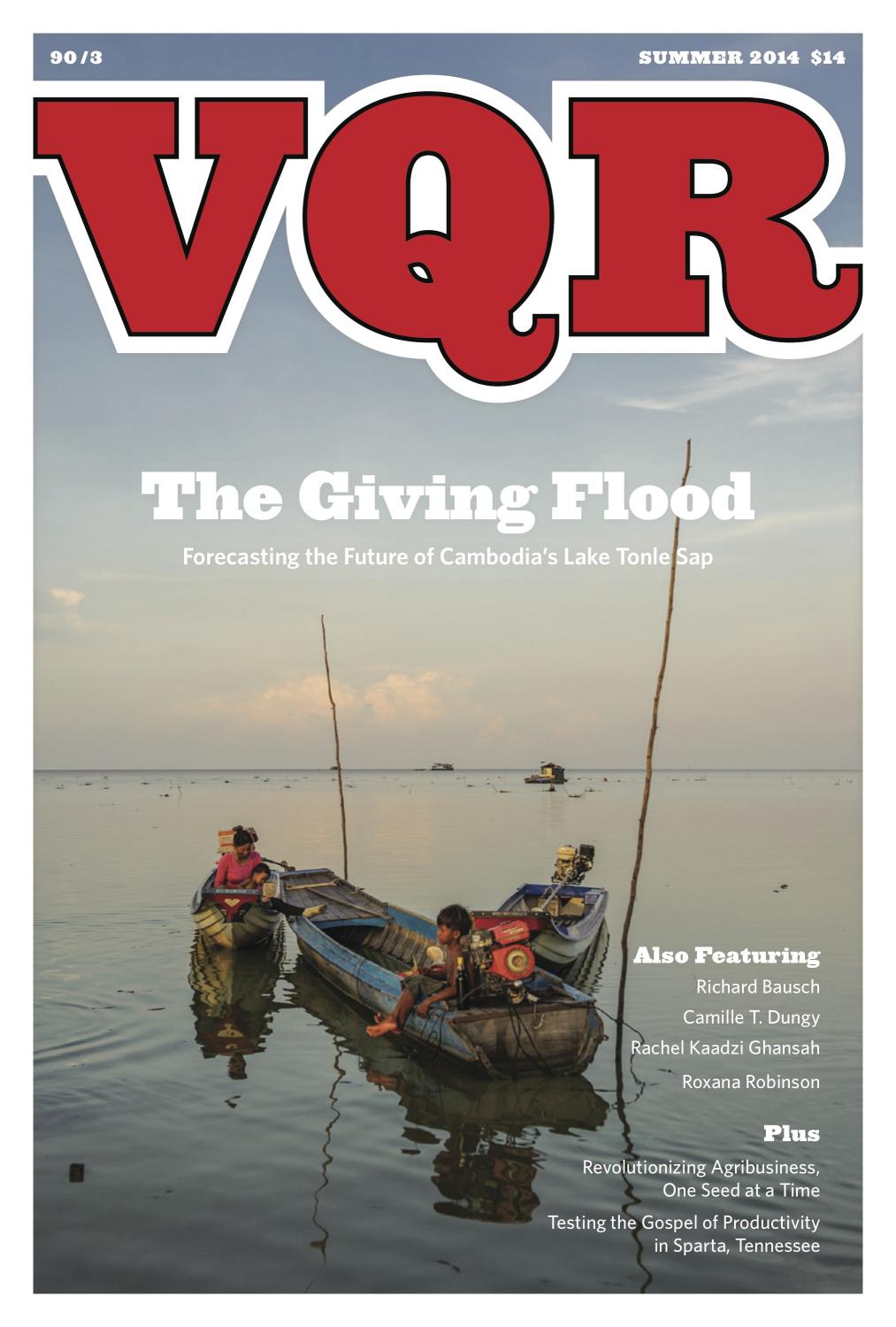 Virginia Quarterly Review, Summer 2014 cover
