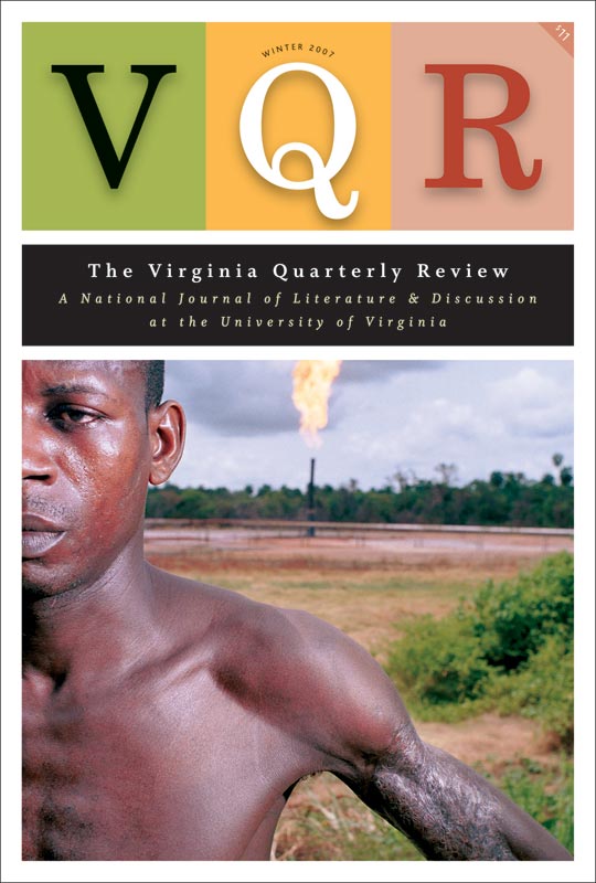 Virginia Quarterly Review, Winter 2007 cover