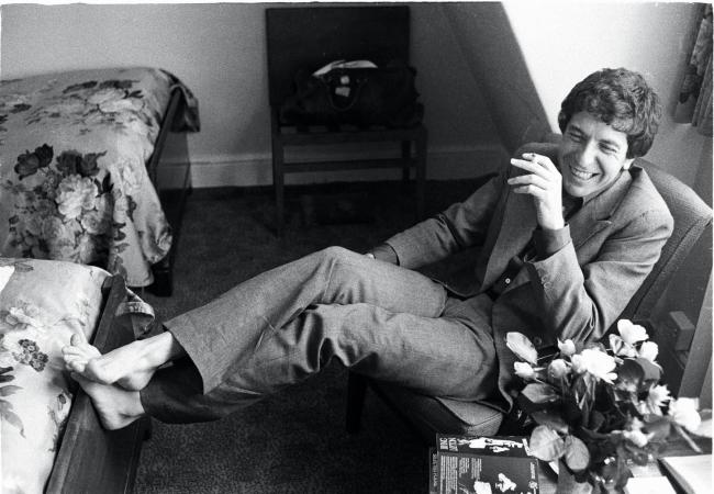 Leonard Cohen, London, June 1974. (Michael Putland/Getty Images)