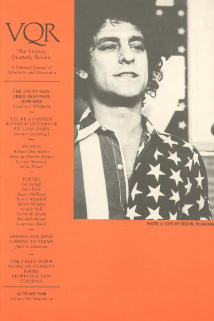 Virginia Quarterly Review, Autumn 1990 cover