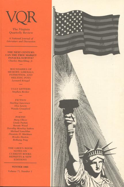 Virginia Quarterly Review, Winter 1995 cover
