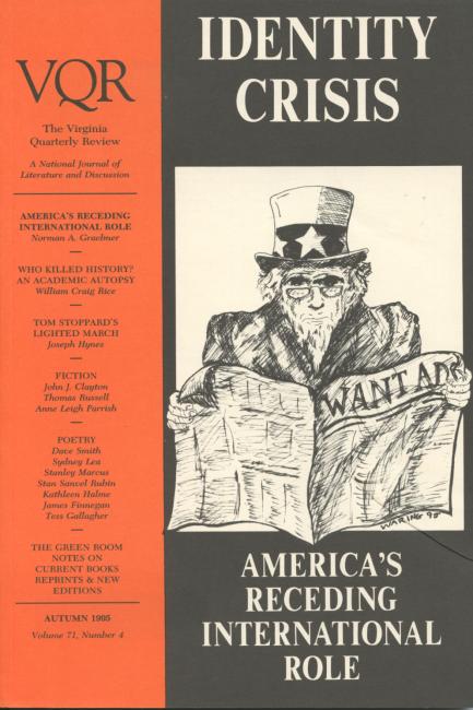 Virginia Quarterly Review, Autumn 1995 cover