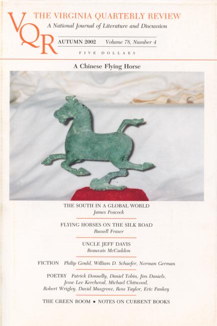 Virginia Quarterly Review, Autumn 2002 cover