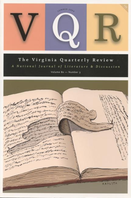 Virginia Quarterly Review, Summer 2004 cover