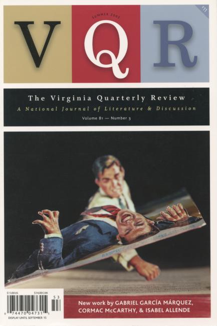 Virginia Quarterly Review, Summer 2005 cover