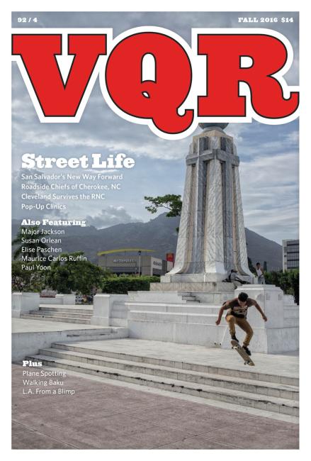 Virginia Quarterly Review, Autumn 2016 cover
