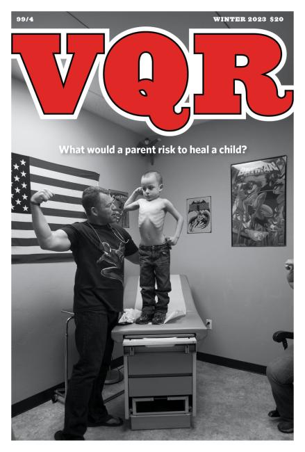 Virginia Quarterly Review, Winter 2023 cover