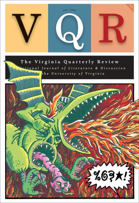 Virginia Quarterly Review, Autumn 2006 cover