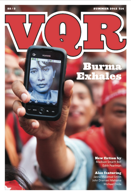 Virginia Quarterly Review, Summer 2012 cover