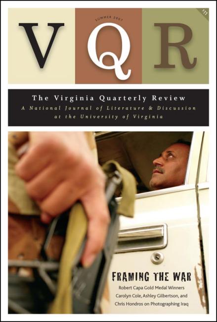 Virginia Quarterly Review, Summer 2007 cover