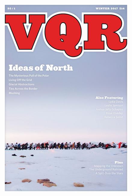 Virginia Quarterly Review, Winter 2017 cover